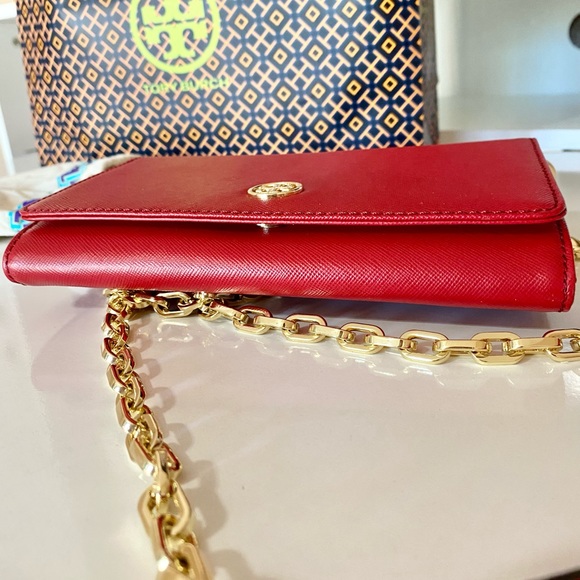 🏅SOLD🌈NEW🌈Tory Burch crossbody bag/shoulder bag/wallet-clutch/wallet on chain - Picture 5 of 12